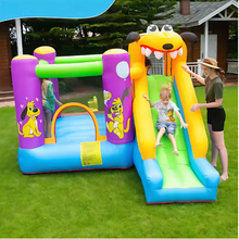 Load image in Gallery view, Opblaasbaar speelgoed Springkasteel Springkasteel Buiten Springbed Kinderspeeltuin Amusement Apparatuur Glijbaan Binnen Speelhuisje
